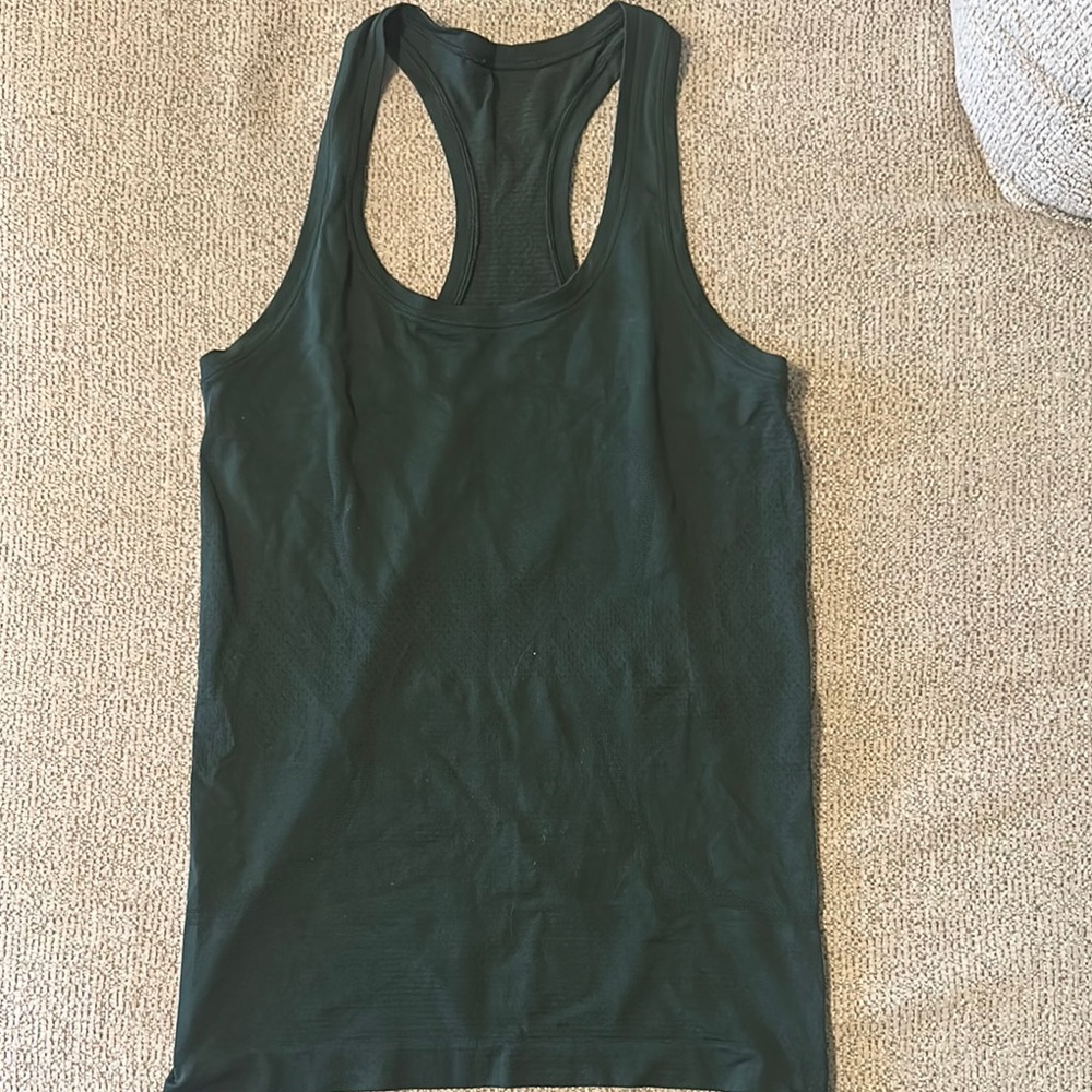 Women's Dark Green Tank Top
